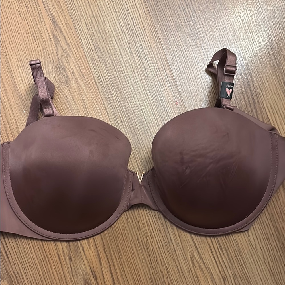 Victoria's Secret Brown Full-Coverage Bra multi-way/ multi position